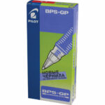 Ручка шариковая масляная с грипом PILOT "BPS-GP", КРАСНАЯ, корпус прозрачный, узел 0,7 мм, линия письма 0,22 мм, BPS-GP-F — арт. SAMSON-141864