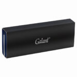 Ручка подарочная шариковая GALANT "Vitznau", корпус серый, золотистые детали, пишущий узел 0,7 мм, синяя, 141664 — арт. SAMSON-141664
