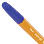 Ручка шариковая BRAUBERG "Carina Orange", СИНЯЯ, корпус оранжевый, узел 1 мм, линия письма 0,5 мм, 141668 — арт. SAMSON-141668