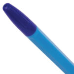 Ручка шариковая BRAUBERG "X-333" NEON SOLID, СИНЯЯ, корпус ассорти, узел 0,7 мм, линия письма 0,35 мм, 142831 — арт. SAMSON-142831