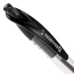 Ручка шариковая масляная автоматическая с грипом BRAUBERG "Jet", ЧЕРНАЯ, узел 0,7 мм, линия письма 0,35 мм, 142133 — арт. SAMSON-142133