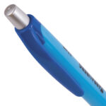 Ручка шариковая автоматическая с грипом BRAUBERG "Juicy", СИНЯЯ, корпус ассорти, узел 0,7 мм, линия письма 0,35 мм, 141546 — арт. SAMSON-141546