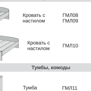 Кровать металлическая двухъярусная стандарт КМ2.С800 (1900×800 мм) — арт. MON.KM2.S800