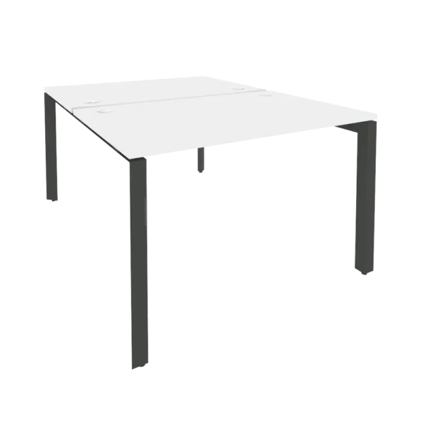 Серия Оникс Бенч-система на 2 рабочих места O.MP-D.RS-2.2.8 (118 × 164 × 75 см) — арт. RIVA-ONIX-O.MP-D.RS-2.2.8
