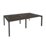 Серия Оникс Бенч-система на 4 рабочих места O.MP-D.RS-4.2.7 (236 × 148 × 75 см) — арт. RIVA-ONIX-O.MP-D.RS-4.2.7