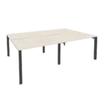 Серия Оникс Бенч-система на 4 рабочих места O.MP-D.RS-4.2.8 (236 × 164 × 75 см) — арт. RIVA-ONIX-O.MP-D.RS-4.2.8