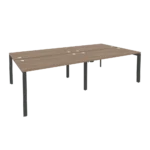 Серия Оникс Бенч-система на 4 рабочих места O.MP-D.RS-4.3.7 (276 × 148 × 75 см) — арт. RIVA-ONIX-O.MP-D.RS-4.3.7
