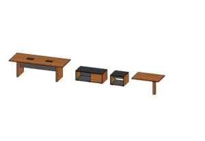 Серия Касл Греденция высокая CS.GR-1 (120.2 × 45 × 101.1 см) — арт. RIVA-CASTLE-CS.GR-1