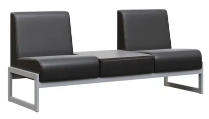 Серия Модуль Диван двухместный со столиком ЛДСП MD.D2-ST2 (185.5 × 70 × 80 см) — арт. RIVA-SOFA-MD.D2-ST2