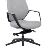 Кресло Давос-M STAR-C-M Светло-серый/Металл Черный