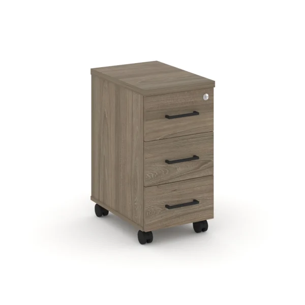 Серия Стайл Тумба подкатная 4 ящика с замком Л.ТМ-4F (42 × 45 × 71.4 см) — арт. RIVA-STYLE-Л.ТМ-4F