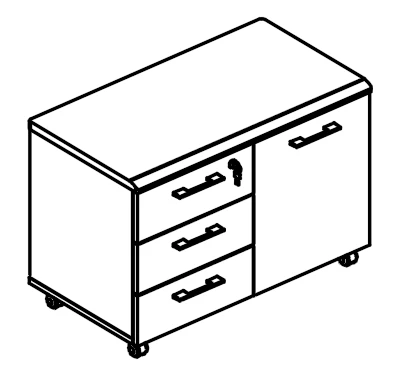 alta_207692.webp Тумба под оргтехнику топ МДФ Альта (МР 261) — арт. UNITEX-ALTA-207692