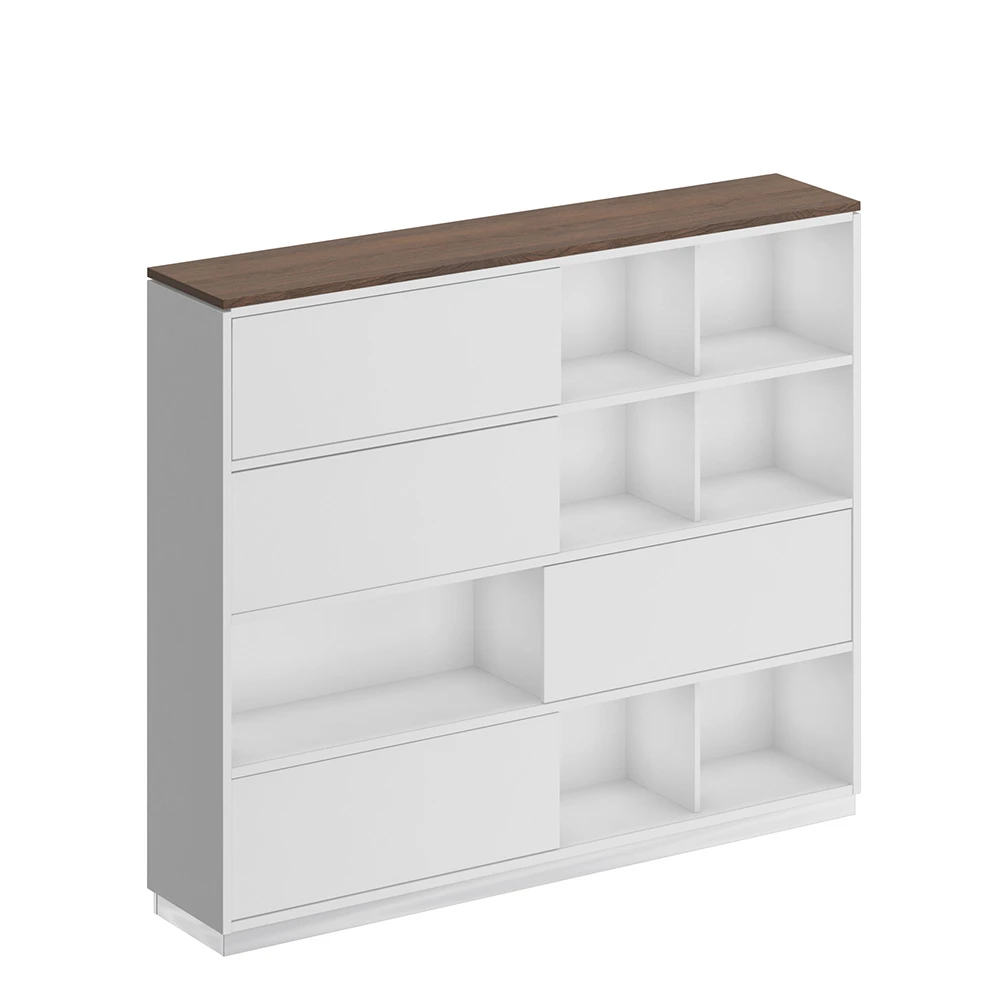 Шкаф руководителя Сити | City СИ 301 ДГ АР ДГ — арт. UNITEX-CITY-SI-301-DG-AR-DG-292