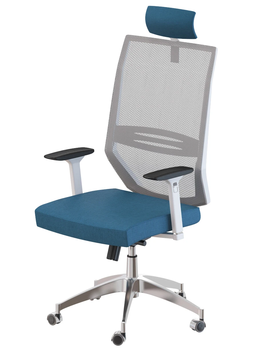 Кресло руководителя Aero Prestige White